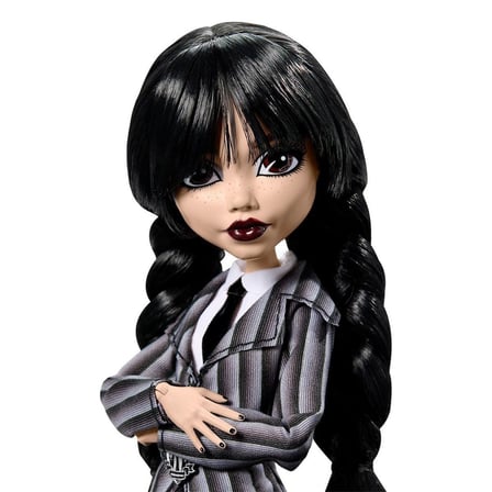 hediyelik HXJ04 Monster High Wednesday Okul Üniformalı Bebek