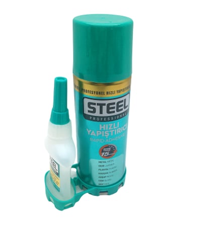 hediyelik Steel 200ML+20GR Orta Hızlı Yapıştırıcı