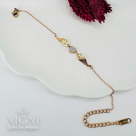 hediyelik Çelik Bileklikler 16+5 Cm Uzatma Payı - Kbl0080