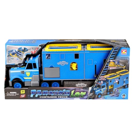 hediyelik 4345 Sesli Işıklı Transporter Garaj Seti