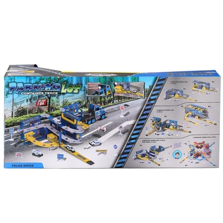 hediyelik 4345 Sesli Işıklı Transporter Garaj Seti