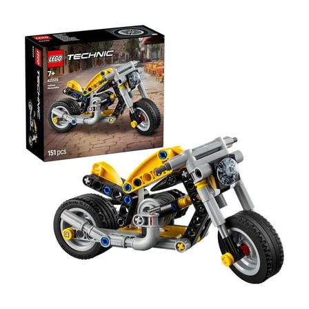 hediyelik 42225 Lego Technic Sarı Motosiklet 151 parça +7 yaş