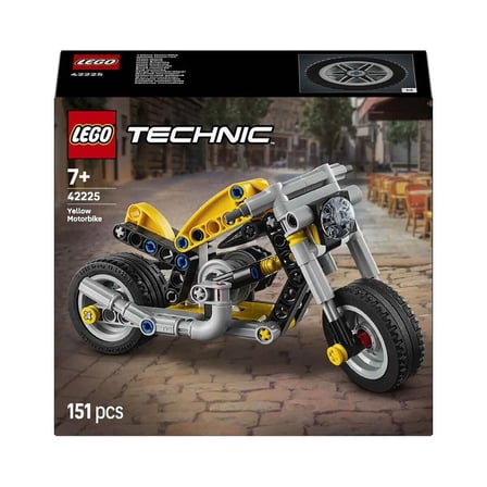 hediyelik 42225 Lego Technic Sarı Motosiklet 151 parça +7 yaş