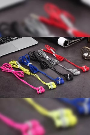 hediyelik Karler Bass KR-204 Kablolu Kulaklık - Kırmızı
