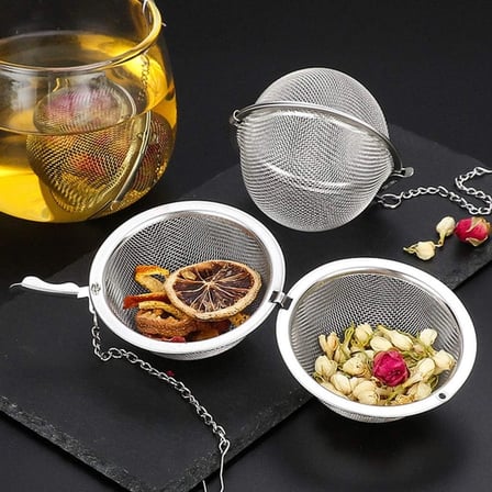 hediyelik Paslanmaz Çelik Çay Demlik Küre Kilitleme Çay Topu