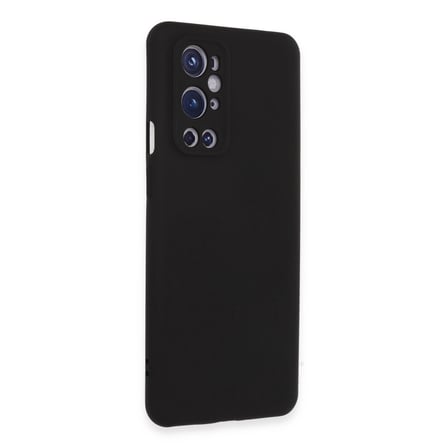 hediyelik One Plus 9 Pro Kılıf Nano İçi Kadife Silikon - Siyah