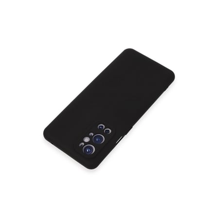 hediyelik One Plus 9 Pro Kılıf Nano İçi Kadife Silikon - Siyah