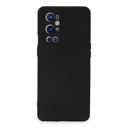 hediyelik One Plus 9 Pro Kılıf Nano İçi Kadife Silikon - Siyah