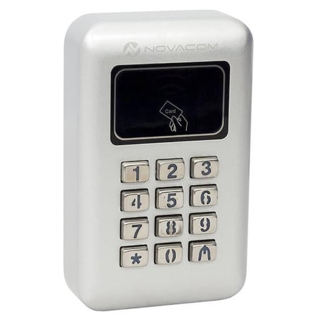 hediyelik Novacom NC-MS03WP RFID - Şifrematik Kart Okuyucu Otomatik Kapı Kilit Sistemi (Pin - Proximity)