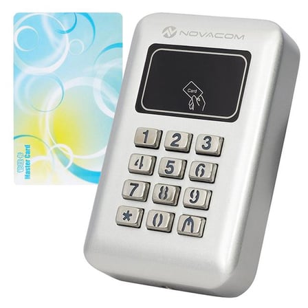 hediyelik Novacom NC-MS03WP RFID - Şifrematik Kart Okuyucu Otomatik Kapı Kilit Sistemi (Pin - Proximity)