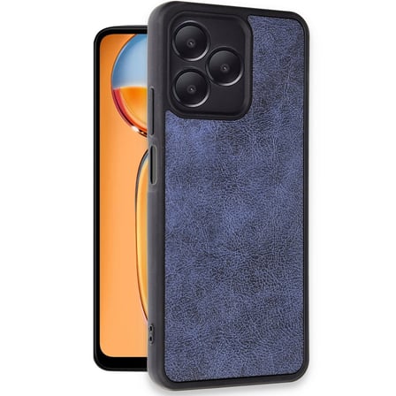 hediyelik Realme Note 50 4g Kılıf Aras Deri Kapak - Lacivert