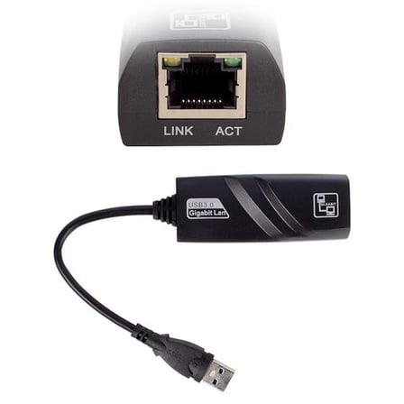 hediyelik PM-16299 USB 3.0 To Rj45 10-100-1000 Mbps Gigabit Ethernet Çevirici