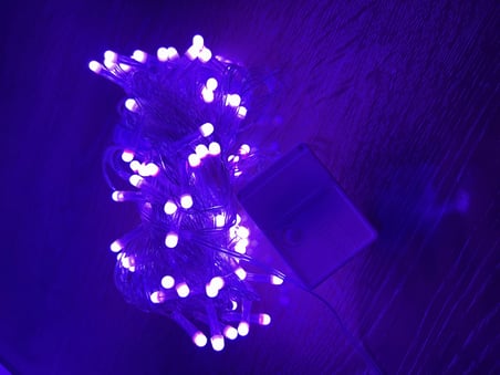 hediyelik 10m 100 Led Damla Uçlu Pembe Işık Şeffaf Kablo Mz-17-9
