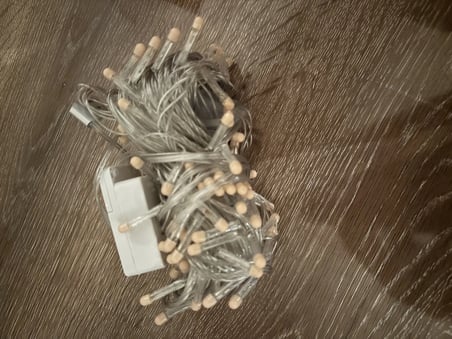 hediyelik 10m 100 Led Damla Uçlu Pembe Işık Şeffaf Kablo Mz-17-9