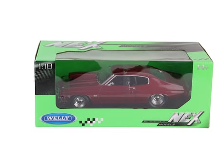 hediyelik 12537 Welly 1 18 1970 Chevrolet Chevelle