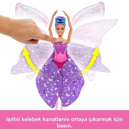 hediyelik HXJ10 Barbie Kelebek Dansçı Bebek