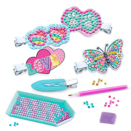 hediyelik 28851 Hobi Set Style 4EVER Dıamond Art Saç Tokası Yapımı
