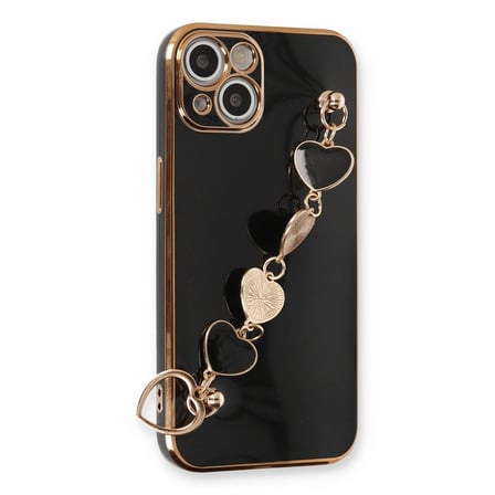hediyelik Apple İphone 14 Kılıf Esila Silikon - Siyah