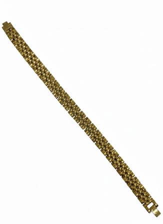hediyelik Çelik  Erkek Çelik Bileklik Boy 21.5 Cm / En 1.0 Cm  - Ebl0072