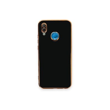 hediyelik Huawei P20 Lite Kılıf Volet Silikon - Siyah