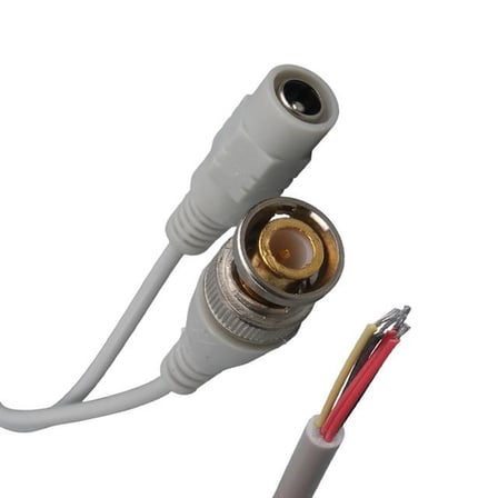 hediyelik PM-12689 Dc Dişi Jacklı 5.5*2.1 Mm Uç 30 Cm Bnc Güvenlik Kablosu