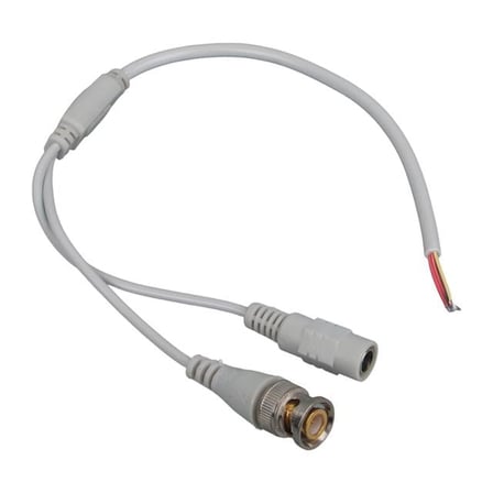 hediyelik PM-12689 Dc Dişi Jacklı 5.5*2.1 Mm Uç 30 Cm Bnc Güvenlik Kablosu
