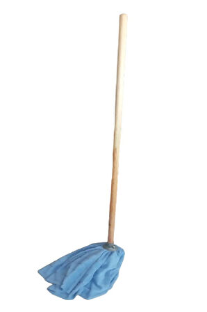 Yeniçağ Mikrofiber Havlu Paspas Mop Ucu Ve Ahşap Saplı Takım