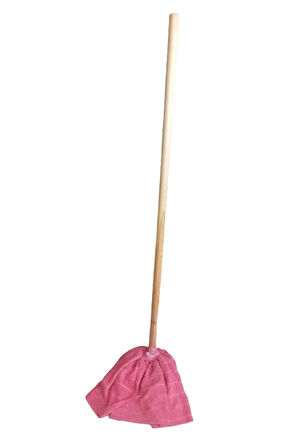 Yeniçağ Mikrofiber Havlu Paspas Mop Ucu Ve Ahşap Saplı Takım