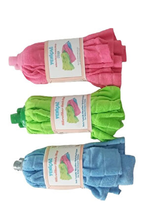 Yeniçağ Mikrofiber Havlu Paspas Mop Ucu Ve Ahşap Saplı Takım