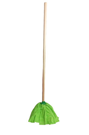 Yeniçağ Mikrofiber Havlu Paspas Mop Ucu Ve Ahşap Saplı Takım