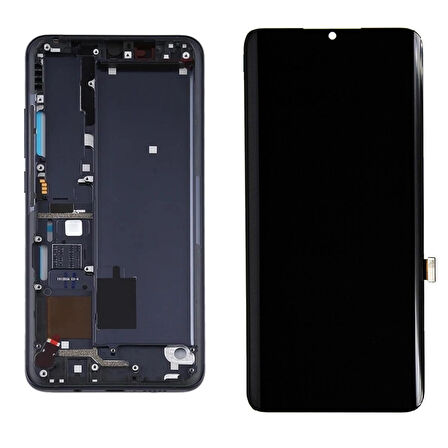 Xiaomi Mi Note 10 İle Uyumlu Oled Ekran Dokunmatik Çıtalı