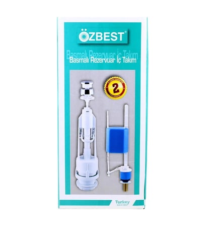Özbest Su Tasarruflu Basmalı Klozet Rezervuar İç Takımı  Uyumlu ve Dayanıklı