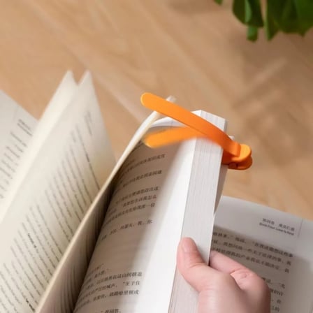 3’lü Otomatik Kitap Ayıracı – Akıllı Silikon Yer İmi Klips Seti, Okuma Severler İçin Pratik Kitap Aksesuarı