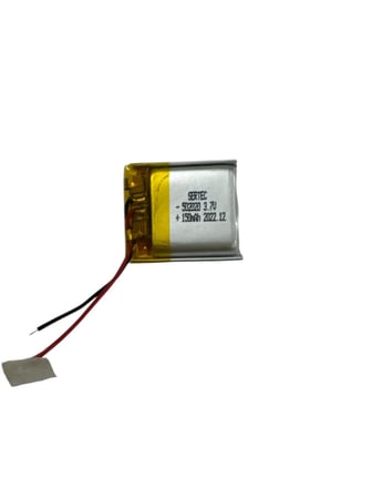 502020 3.7V 150mAh Li-Polymer Pil (Devreli/1.5A)