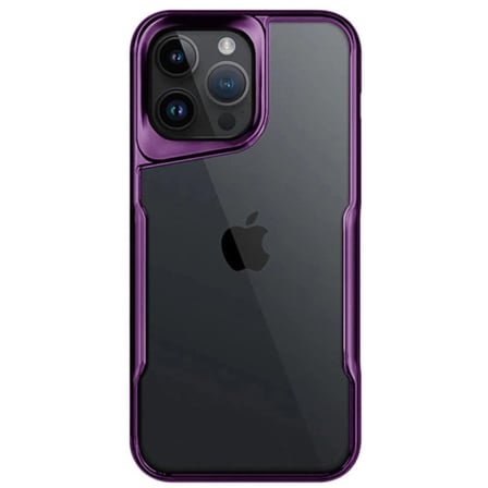 Apple İphone 14 Pro Max Kılıf Boyi Silikon Kapak - Derin Mor