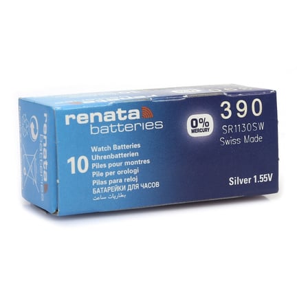 Renata 390 Sr1130sw 1.55v IEGalin Saat Pili 10 Adet
