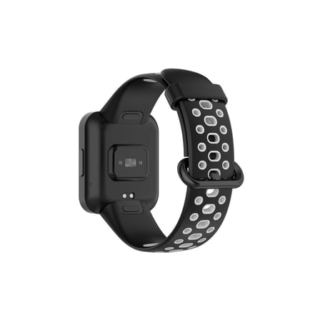 Xiaomi Redmi Watch 2 Spor Delikli Kordon - Siyah-gri