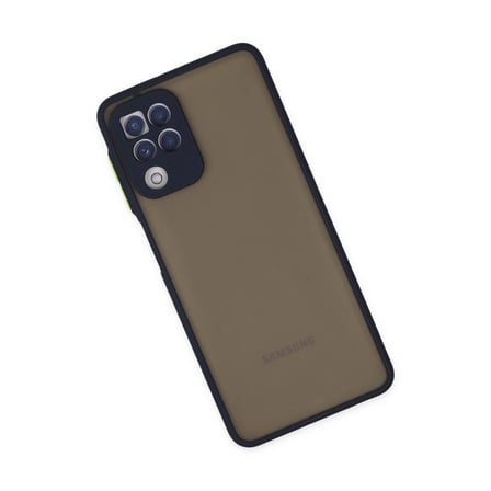 Samsung Uyumlu Galaxy A22 Kılıf Montreal Silikon Kapak - Lacivert