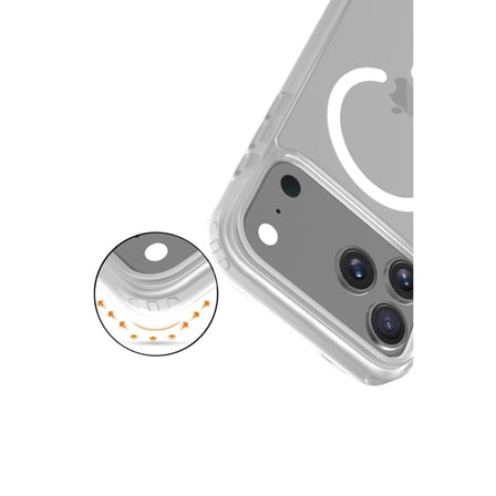 Joko Apple Uyumlu İphone 17 Pro Max Jota Magsafe Kapak - Şeffaf