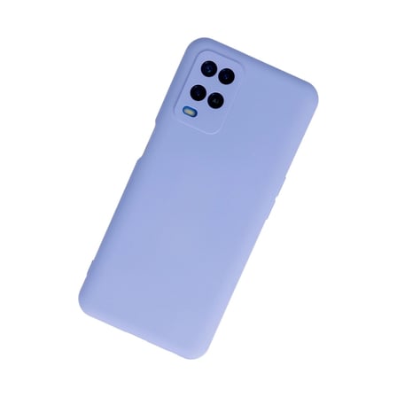 Oppo A54 4g Kılıf Nano İçi Kadife Silikon - Lila
