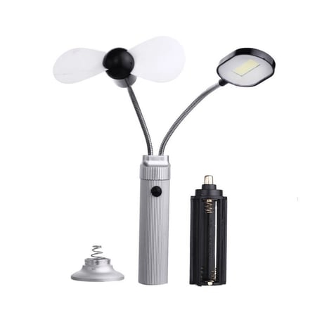 Şarjlı Pervaneli Mıknatıslı LED Masa Lambası Taşınabilir Çok Fonksiyonlu Aydınlatma WT-093