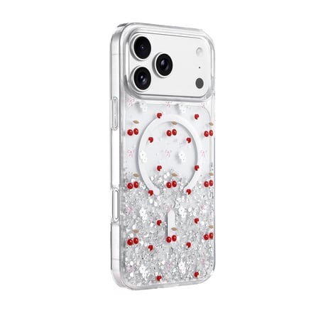 Onegif Apple Uyumlu İphone 17 Pro Max Misk Simli Magsafe Kapak - Desen 5