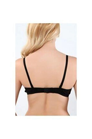 Kadın Siyah Balenli Toparlayıcı Basic Sütyen 1950