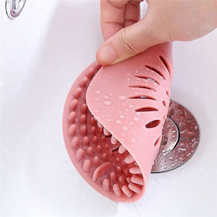 Süzgeçli Silikon Lavabo Ve Küvet Tıkacı Yuvarlak Lavabo Tıkacı Süzgeç Banyo Tıpa Banyo Süzgeç