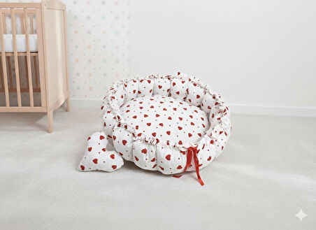 Kalp Desenli Bebek Yatağı , Oyun Minderi
