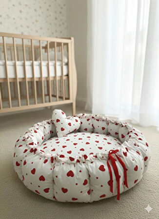 Kalp Desenli Bebek Yatağı , Oyun Minderi