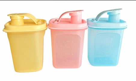Tupperware mini çok amaçlı sürahi 350 ml 3 lü