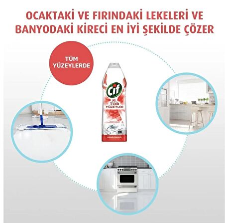 Cif Jel Tüm Yüzeyler Çamaşır Susuz Yasemin Ferahlığı 750 Ml