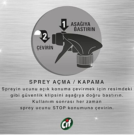 Cif Perfect Power Kireç & Pas Spreyi 435 ml