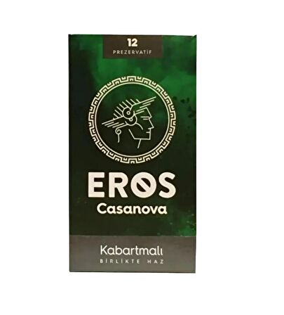 Eros Casanova Prezervatif Kapartmalı 12 li